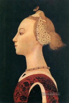 Porträt einer Dame Frührenaissance Paolo Uccello Ölgemälde